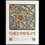 David Lance Goines Chez Panisse Tenth Birthday Poster