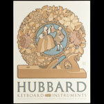 David Lance Goines Hubbard Keyboard Instruments Poster