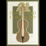 David Lance Goines Oakland Symphony Poster