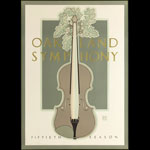 David Lance Goines Oakland Symphony Poster