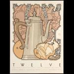 David Lance Goines Twelve - Chez Panisse Twelfth Birthday Poster