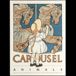 David Lance Goines Carousel Animals Poster