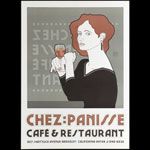 David Lance Goines Chez Panisse Red-Haired Lady Poster