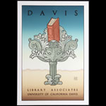David Lance Goines Davis Library Associates Poster
