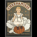 David Lance Goines Chez Panisse Seventeenth Birthday Poster