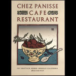 David Lance Goines Chez Panisse Cafe Restaurant  Poster