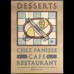 David Lance Goines Chez Panisse Desserts Poster