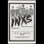 INXS Listen Like Thieves Tour Handbill