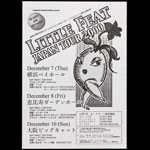 Little Feat 2000 Japanese Tour Handbill