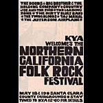 Northern California Folk Rock Festival Handbill