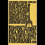 Northern California Folk Rock Festival Handbill