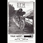 R.E.M. Fresno REM Handbill