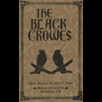 Hatch Show Print Black Crowes Poster