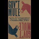 Hatch Show Print Gov't Mule Poster