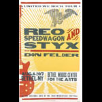 Hatch Show Print REO Speedwagon with Styx Poster