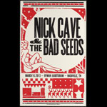 Hatch Show Print Nick Cave and the Bad Seeds Poster