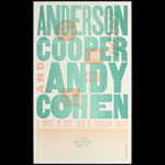 Hatch Show Print Anderson Cooper and Andy Cohen Poster