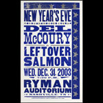 Hatch Show Print Del McCoury New Years Eve Poster