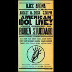 Hatch Show Print American Idol Live 2003 at BJCC Arena Poster