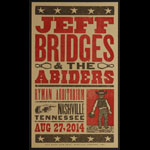 Hatch Show Print Jeff Bridges and the Abiders Poster