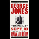 Hatch Show Print George Jones Poster