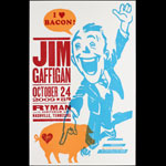 Hatch Show Print Jim Gaffigan at Ryman Auditorium Poster