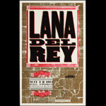 Hatch Show Print Lana Del Rey at Ryman Auditorium Poster