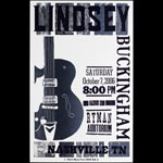 Hatch Show Print Lindsey Buckingham at Ryman Auditorium Poster