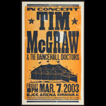 Hatch Show Print Tim McGraw and the Dancehall Doctors Poster