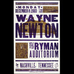 Hatch Show Print Wayne Newton Poster