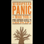 Hatch Show Print Widespread Panic at Ryman Auditorium Poster