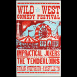 Hatch Show Print Wild West Comedy Festival Poster