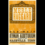 Hatch Show Print Merle Haggard Poster