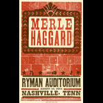 Hatch Show Print Merle Haggard Poster