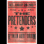 Hatch Show Print The Pretenders Poster
