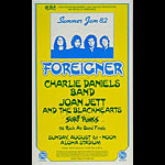 Summer Jam 82 Foreigner in Hawaii Poster