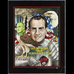 Rare Vintage Richard Nixon Anti-war Vietnam Poster