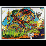 Middle Earth - Psychedelic  Mushrooms And  Butterflies Poster