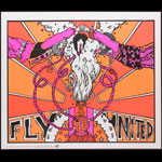 Fly United - Colorful And Unusual Hookah Blacklight  Poster