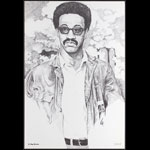 H. Rap Brown 1967 Black Panther Poster