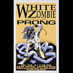 Derek Hess White Zombie Poster