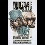 Derek Hess White Zombie / Ramones Poster