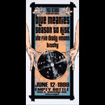 Derek Hess Thick Records Showcase / Blue Meanies Poster