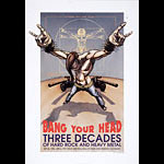 Derek Hess Bang Your Head: 3 Decades Of Hard Rock & Heavy Metal Poster
