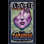 Chris Conroy Blondie 40th Anniversary Tour Poster