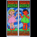 Frank Kozik 1000 Virgins for Satan's Master Frank Kozik Art Show Poster