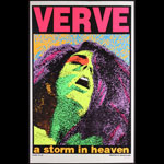 Frank Kozik Verve - A Storm in Heaven album promo Poster