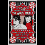 Dennis Loren White Stripes Poster