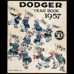 1957 Brooklyn Dodgers Baseball Yearbook