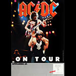 AC/DC 1983 Flick of the Switch Tour Poster